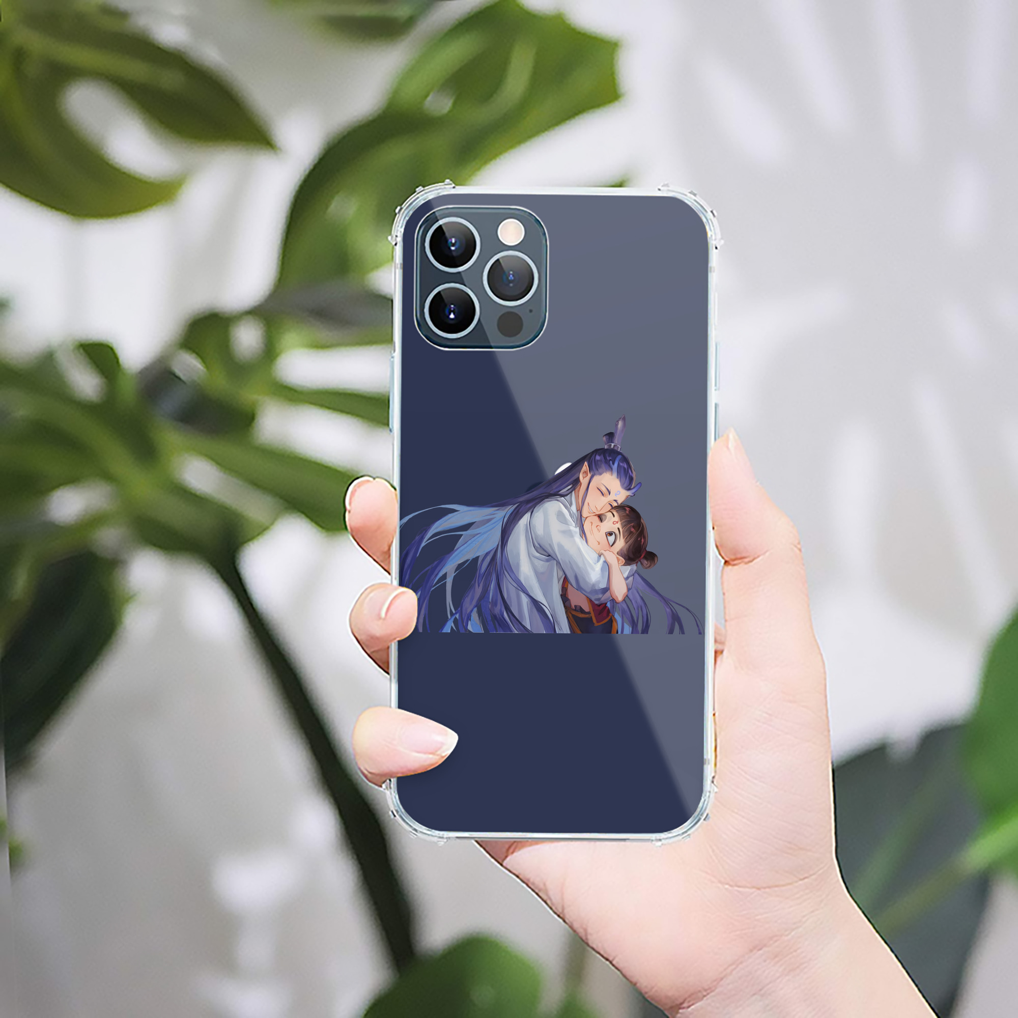 （画像用） Ne Zha 2 ナタ 魔童の大暴れ 【iPhone 12シリーズ対応】透明スマホケース（クリアソフトケース）